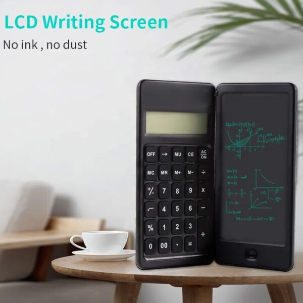 Foldable Digital Drawing Pad Calculator with Stylus - Image 3