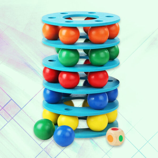 Plastic Balancing Ball Tower Game - Image 5