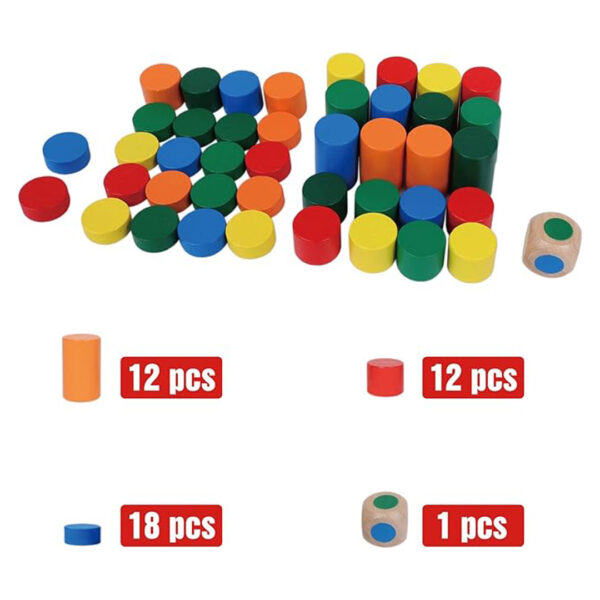 Wooden Balance Toy (Building Blocks Table) - Image 5