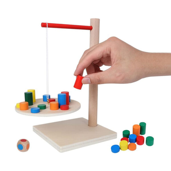 Wooden Balance Toy (Building Blocks Table) - Image 2