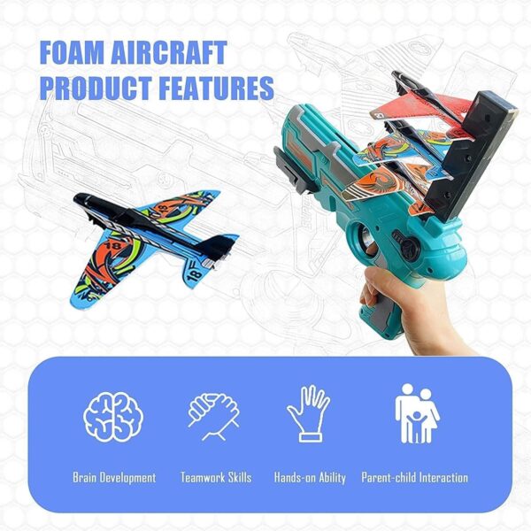 Airplane Launcher Gun Toy for Kids - Image 6