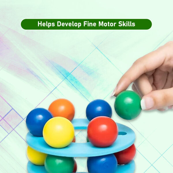 Plastic Balancing Ball Tower Game - Image 8