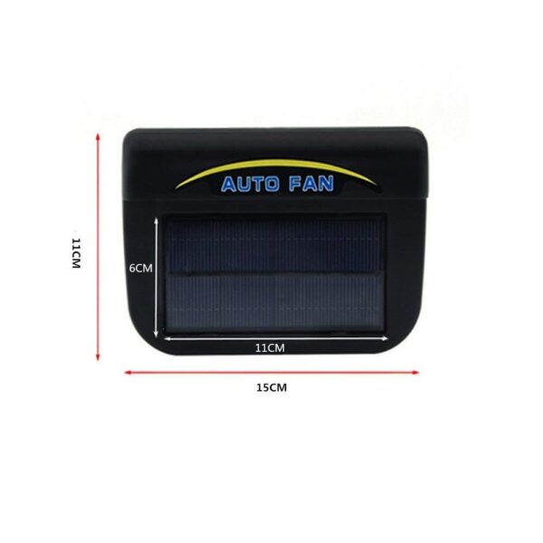 Autocool Solar Powered Car Auto Cooler Ventilation Fan - Image 4