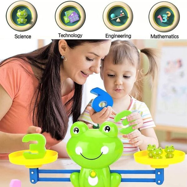 Frog Balance Counting Toys - Fun Interactive Children's Game - Image 4