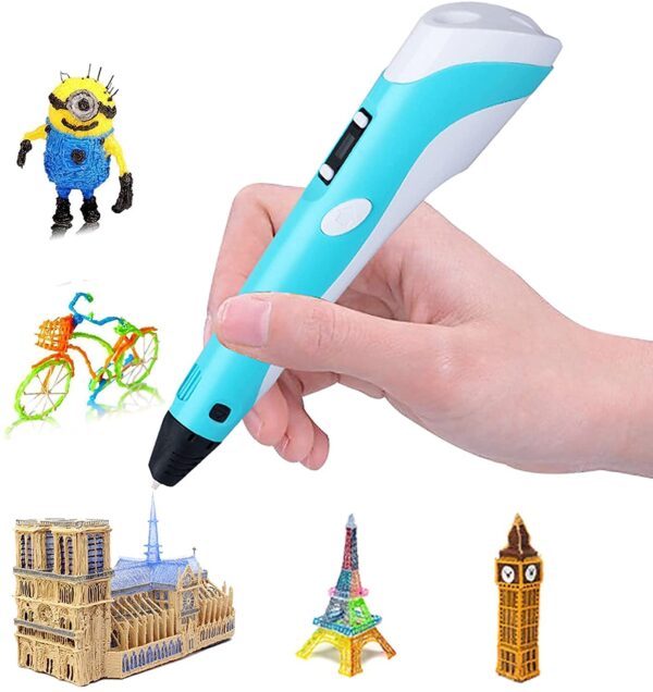 3D Printing Pen with Filament Refills (3 PLA Filament)