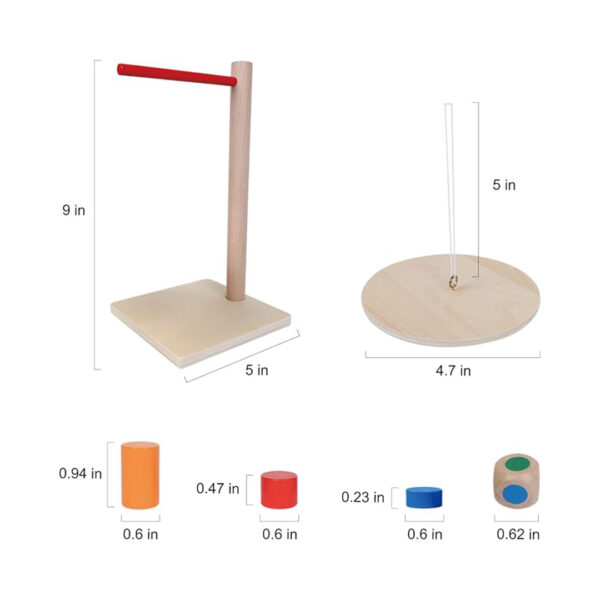 Wooden Balance Toy (Building Blocks Table) - Image 7