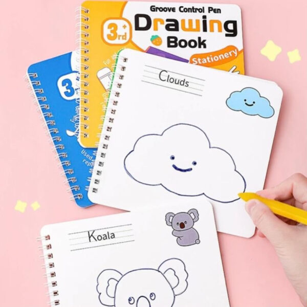 Groove Control Reusable Drawing Activity Pad (Pack of 8 Books) - Image 6