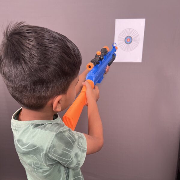 Kids Shooting Gun (Big Plastic Toy Gun for Kids) - Image 3