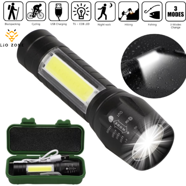 Mini USB Rechargeable Torch Light - Image 9