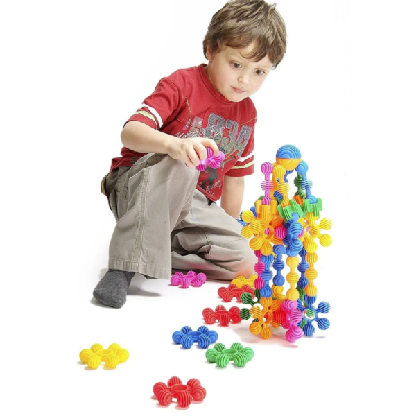 Colorful Interlocking Construction Star Block (Pack Of 50) - Image 4